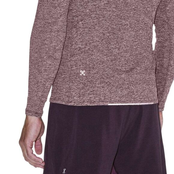 Lululemon Men's Drysense Mesh Long Sleeve Shirt Heathered Dark Adobe XL - Picture 4 of 13